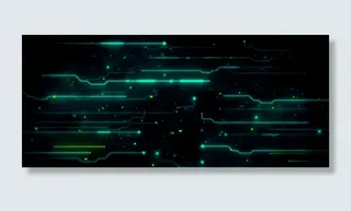 发光科技感背景banner装饰高清