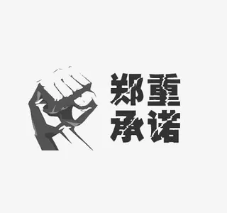 郑重承诺免抠