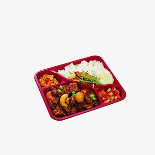 精致商务鸡肉套餐素材免抠