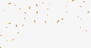 金色漂浮礼花免抠