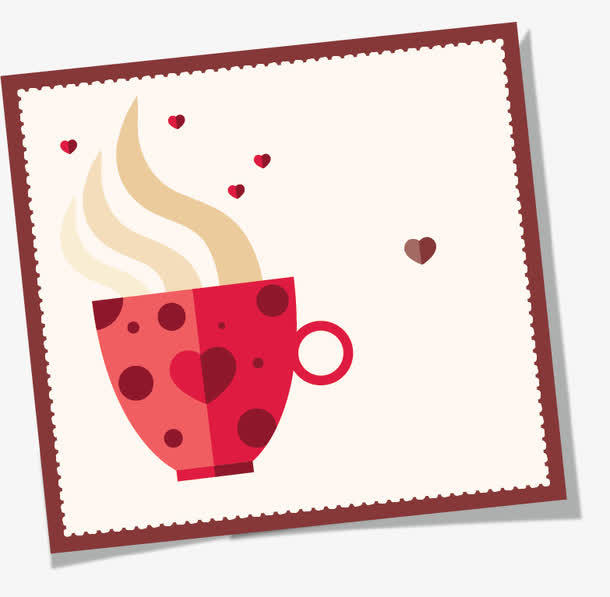 矢量卡通咖啡免抠