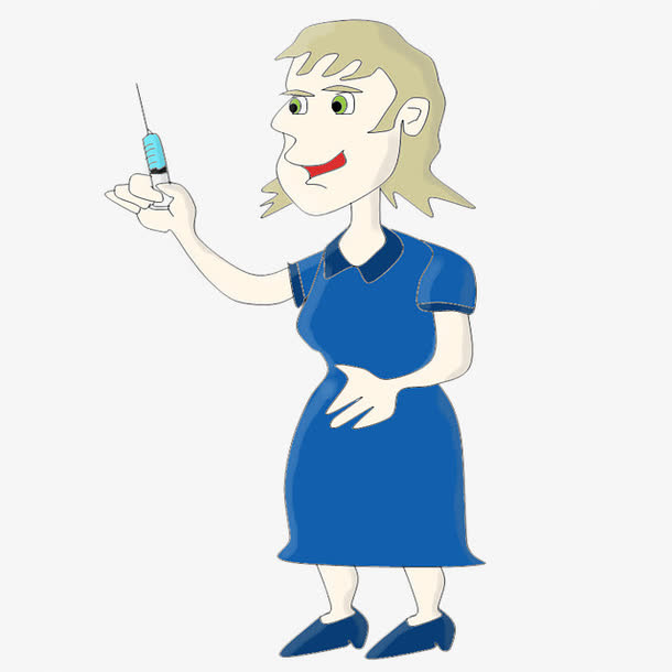 女医生手绘免抠