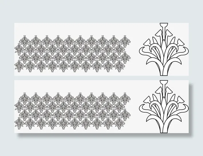 漂亮古边框png矢量素材免抠