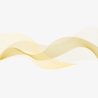 矢量科技感金色线条渐变元素透明线条元素免抠