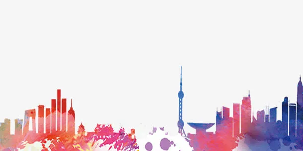 陆家嘴剪影免抠