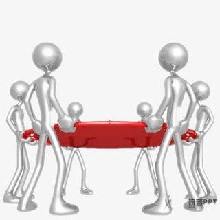 金属3D小人免抠