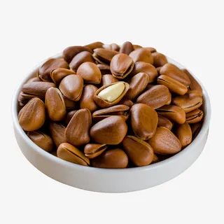 特产剥皮松子素材免抠