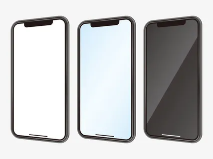 黑色手机壳手绘图免抠