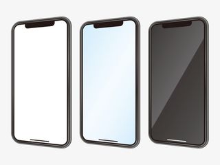 黑色手机壳手绘图免抠