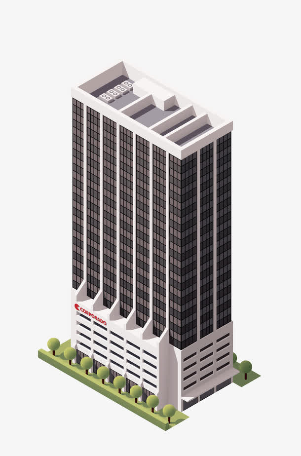 建筑模型免抠
