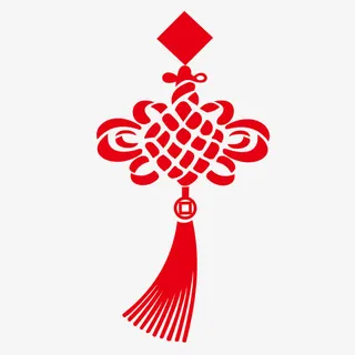 红色的中国结矢量素材免抠