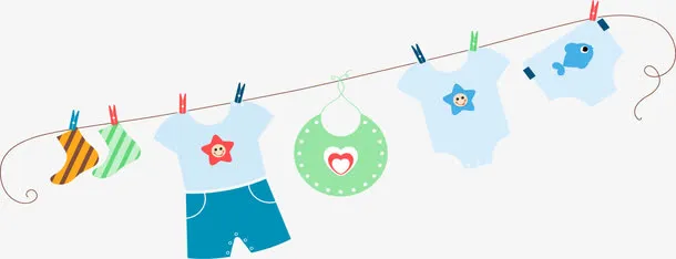 挂绳婴儿衣服免抠