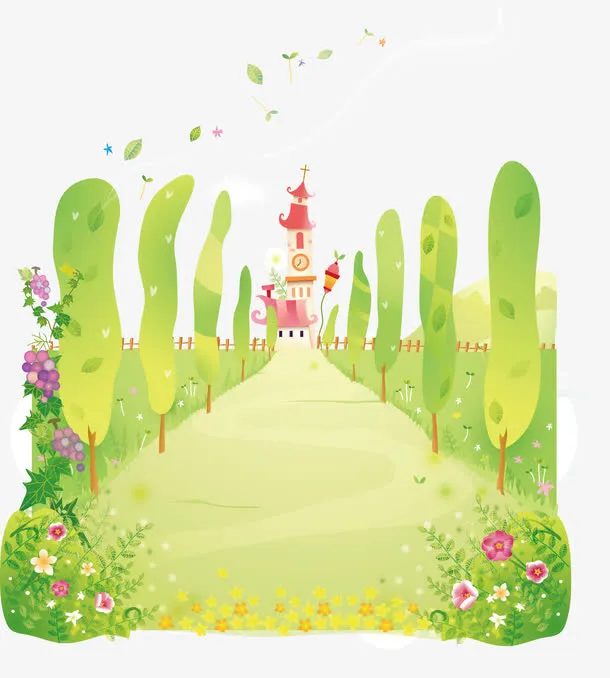 童话世界矢量免抠