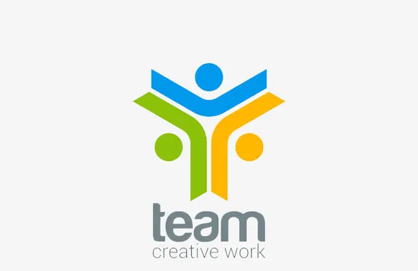 团结的商业LOGO高清免扣素材免抠