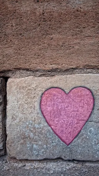 粉色爱心情人节主题H5背景高清