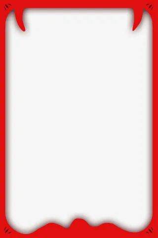 元宵节背景红色节日立体边框