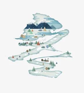 冬至节创意宣传免抠