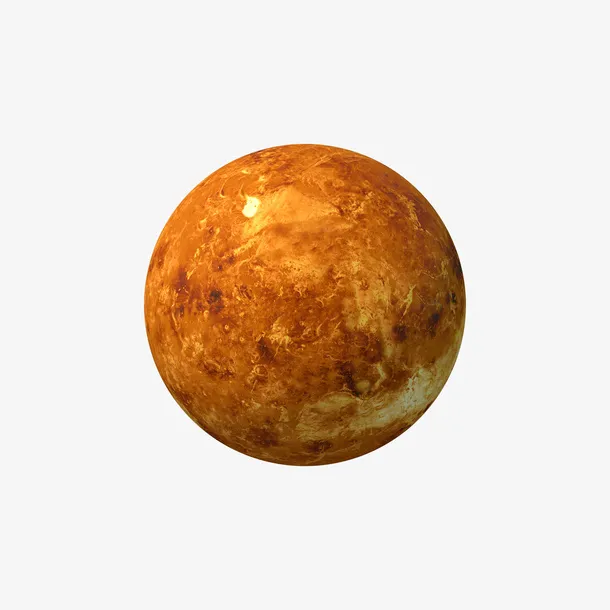 手绘银河系星球火星素材免抠
