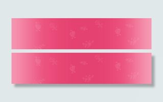 手绘粉色花朵底纹装饰免抠