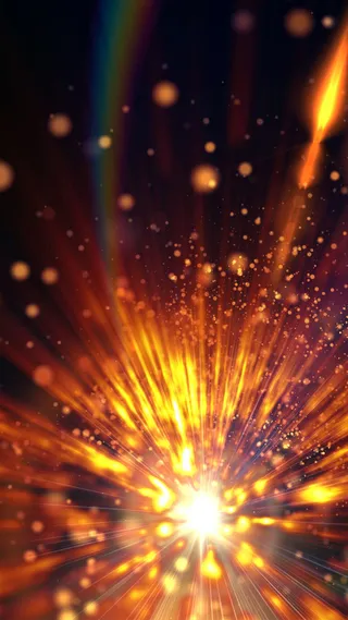 金色光效H5背景高清