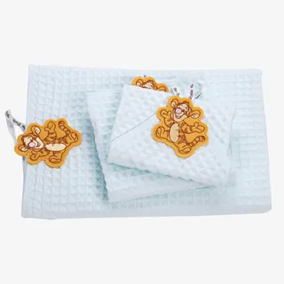 纯棉宝宝加绒浴巾免抠