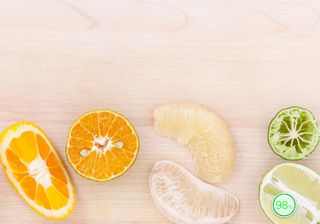 橙子柚子柠檬背景高清