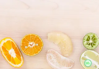 橙子柚子柠檬背景高清