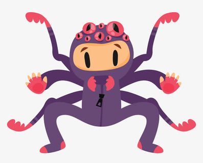 卡通手绘蜘蛛侠免抠