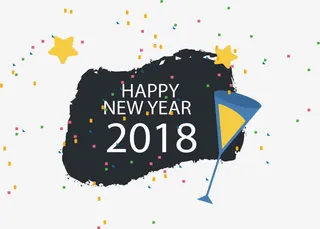 水墨派对邀请函免抠