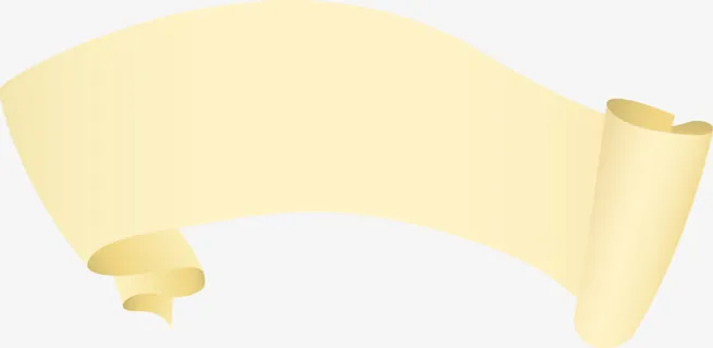 矢量羊皮长卷纸图免抠