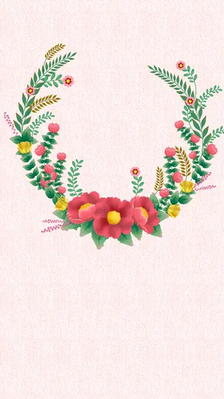 鲜花素材H5背景素材高清