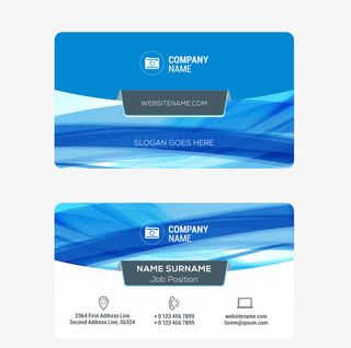 矢量卡通扁平化科技催乳师名片免抠