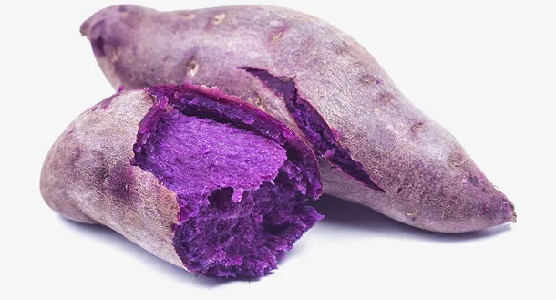 卡通手绘紫薯食物免抠