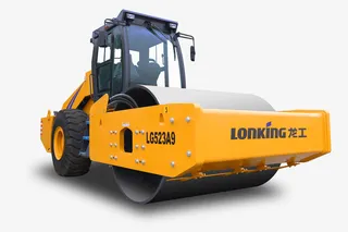 龙工单钢轮压路机免抠