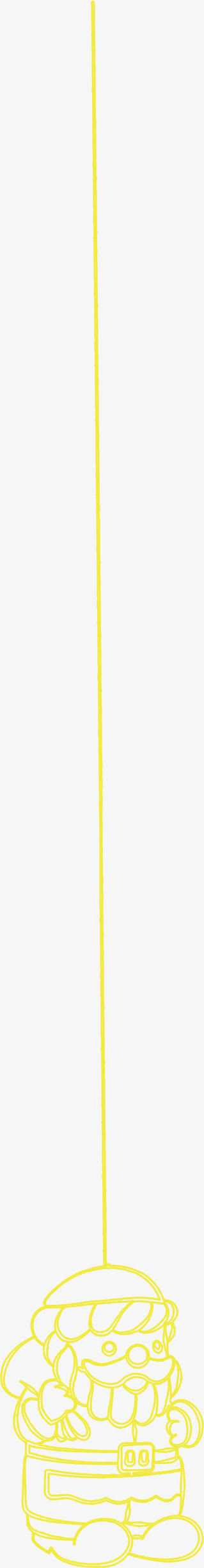 黄色卡通直线创意免抠