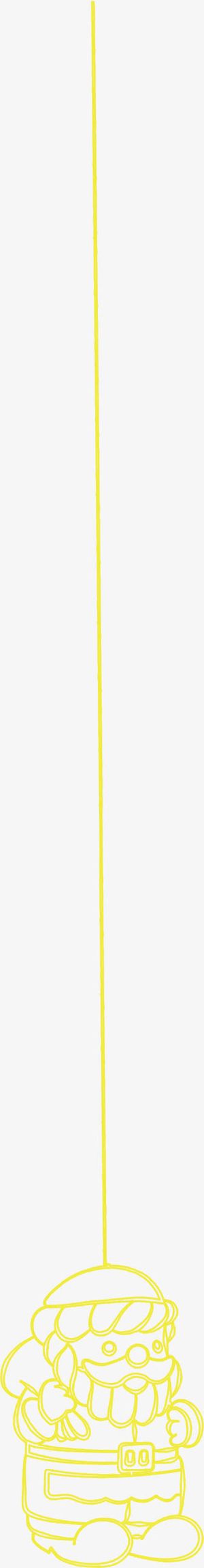 黄色卡通直线创意免抠