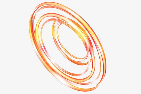 黄色光效效果特效元素免抠装饰效果特效元素