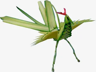 草编昆虫素材免抠