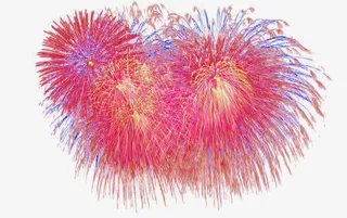 新年喜庆烟花免抠