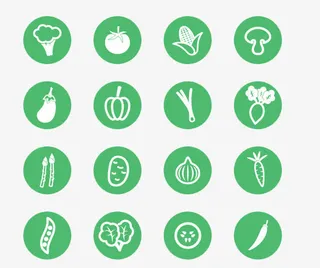蔬菜标志免抠
