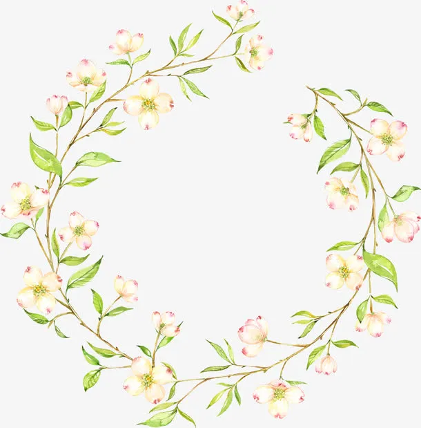 水彩鲜花免抠