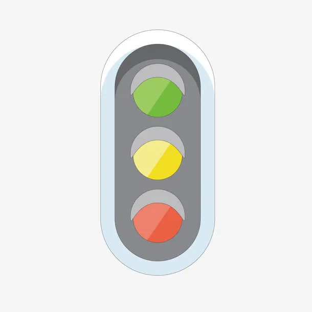 灰色红绿灯免抠