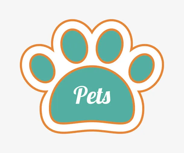 宠物脚印LOGO免抠
