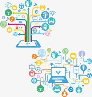 手机电脑的信息时代免抠