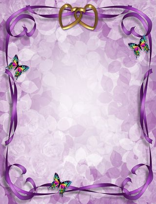 紫色婚礼唯美浪漫背景高清