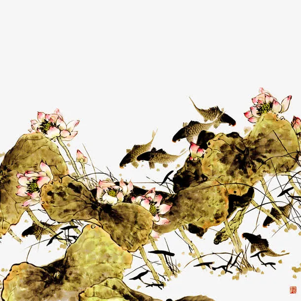 荷塘免抠