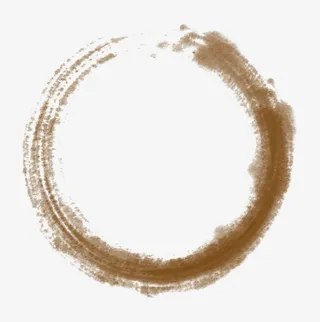 咖啡色墨迹免抠