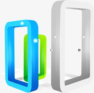 立体正方形免抠