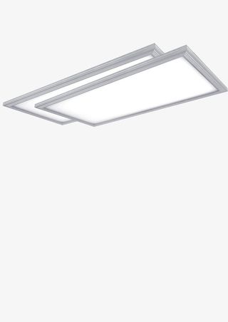 两个方形面板灯免抠