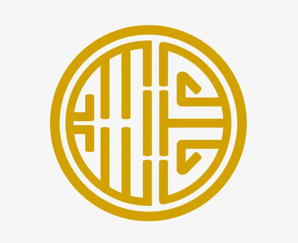 矢量中式圆形边框PNG图片免抠